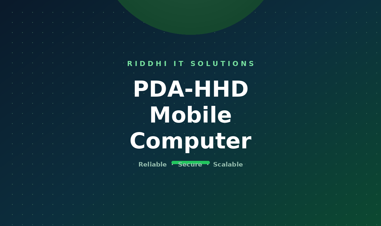 PDA-HHD Mobile Computer