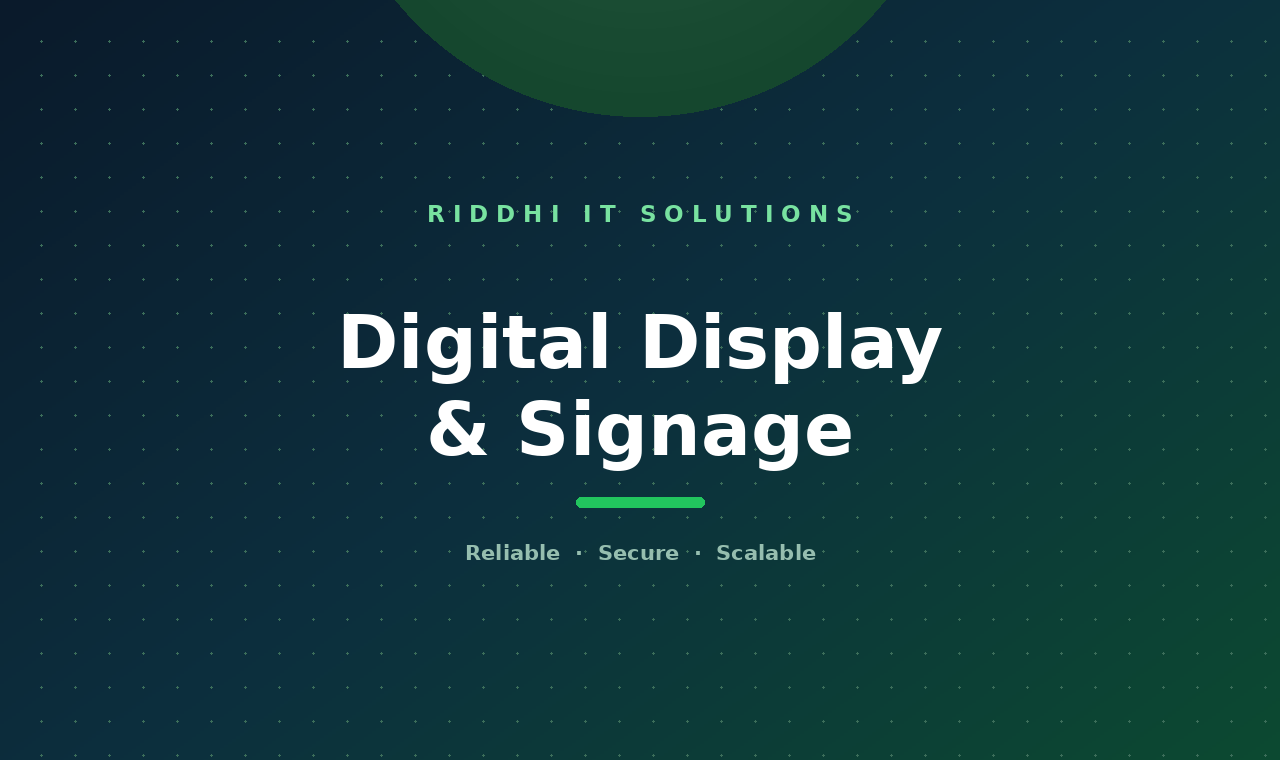 Digital Display & Signage
